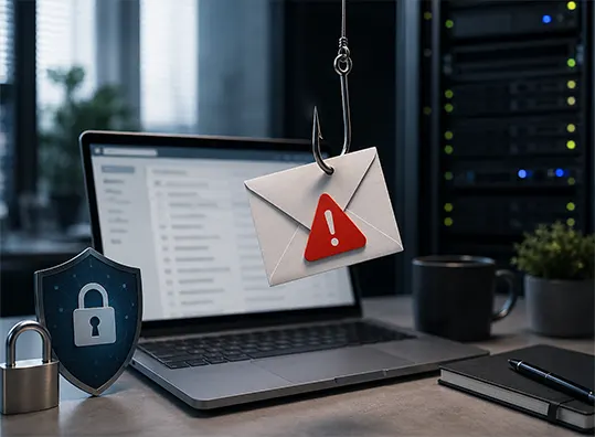 Warnung vor Phishing Mails von angeblichem KAS Server Support mit gef&auml;lschten Domain und Hosting Hinweisen zu IHREDOMAIN