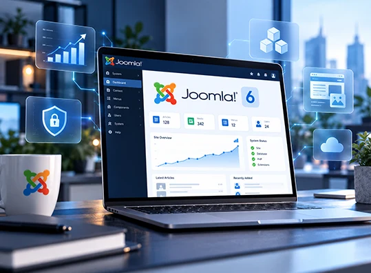Joomla 6 im Vergleich mit WordPress TYPO3 und Drupal als professionelles Content Management System