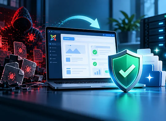 Joomla-Website gehackt &ndash; professionelle Analyse, Bereinigung und Wiederherstellung