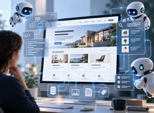 Website-Struktur f&uuml;r KI-Agenten und automatisierte digitale Assistenten