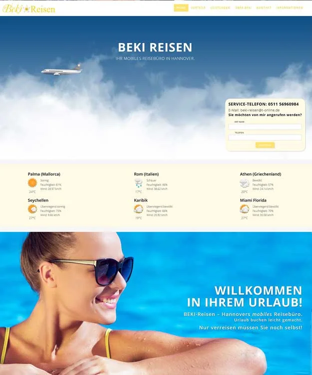 Beki Reisen Laatzen Werbeagentur Hannover