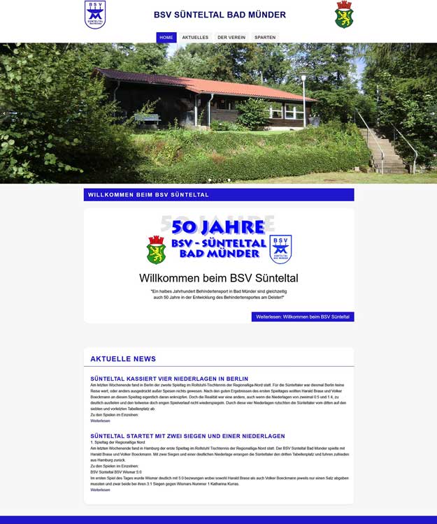 Werbeagentur Hannover - Webdesign f&uuml;r Sportverein