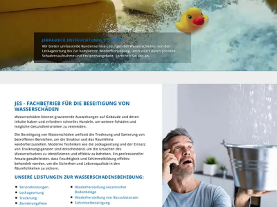 Neugestaltete Website f&uuml;r JES, Sarstedt