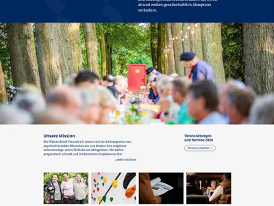 Individuelles Webdesign f&uuml;r Die Wahren Dorff Freunde e. V.