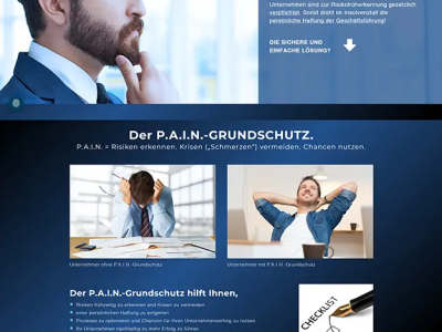 P.A.I.N. &ndash; Ein neues Webdesign-Projekt unserer Werbeagentur