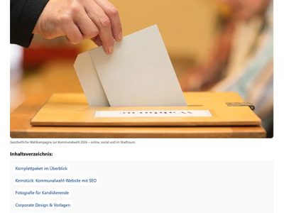 Neue Website f&uuml;r die Kommunalwahl 2026 f&uuml;r Parteien