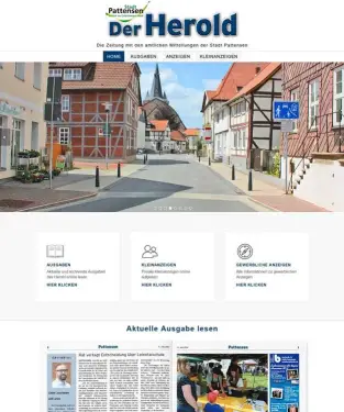 Werbeagentur Pattensen neue Webseite Herold Pattensen
