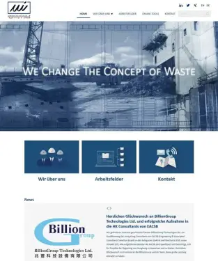 Webdesign umwelttechnik & ingenieure GmbH Hannover neue Homepage