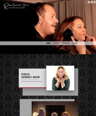 Webdesign Hannover Referenz Schauspielerin Rebecca Siemoneit-Barum mit Joomla Website, K&uuml;nstlerportrait, Fotografie und Responsive Webdesign