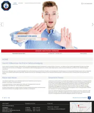 Homepage ProCon Selbstverteidigung Hannover