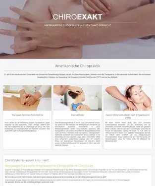 Webdesign für Chiropraktiker und Heilpraktiker Hannover